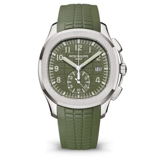 Patek Philippe Aquanaut Chronograph, 18k White Gold, 42.2mm Ref# 5968G-010
