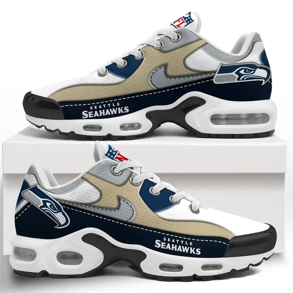Thumbnail: Seattle Seahawks Premium NFL Color Block Air Max Shoes