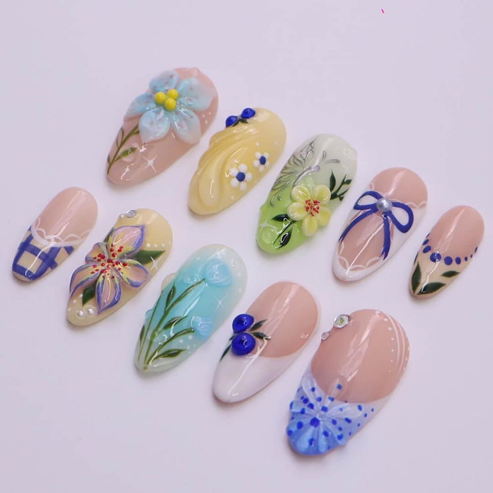 Thumbnail: press on nails, custom nails, fake nails, Nails Art