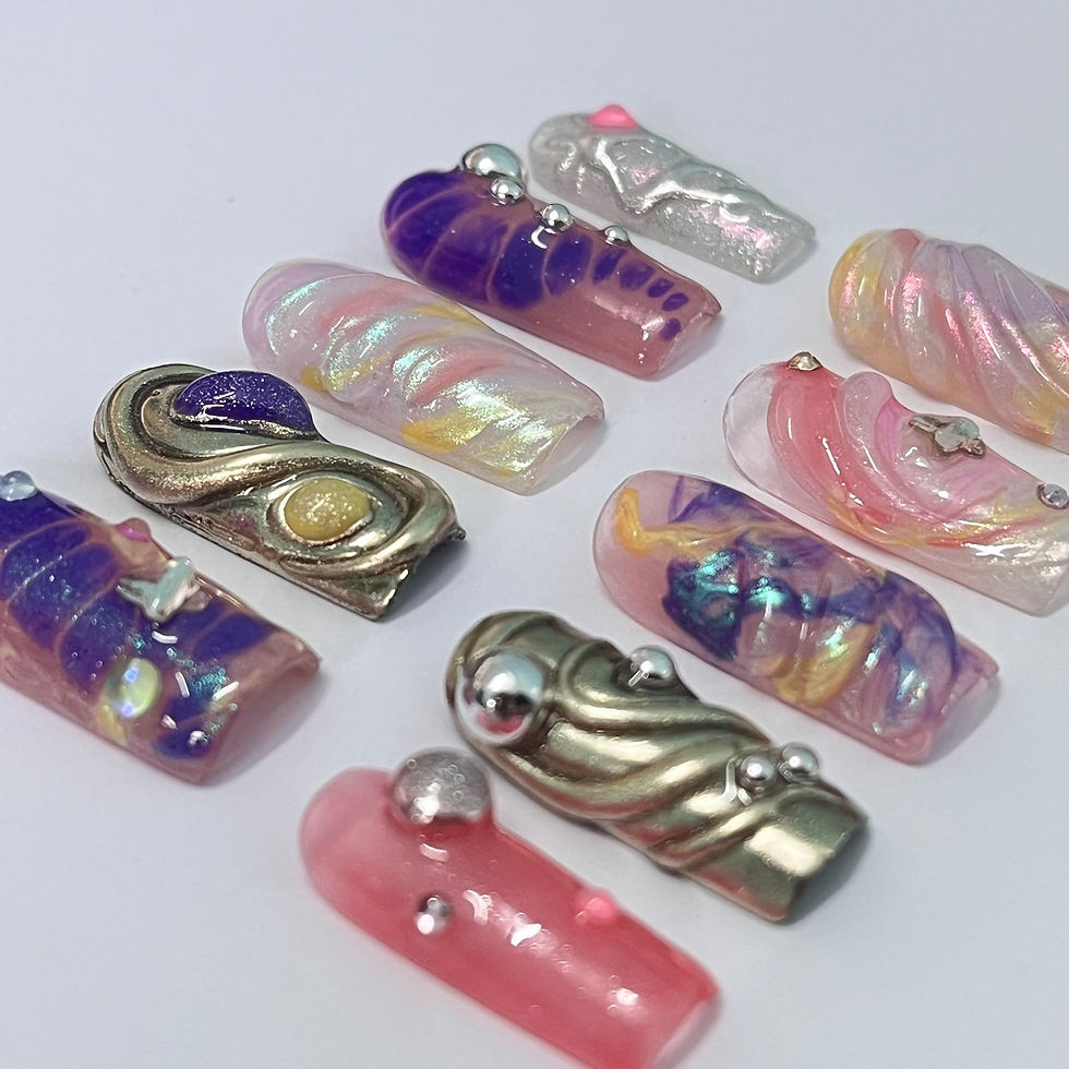Thumbnail: press on nails, custom nails, fake nails, Nails Art
