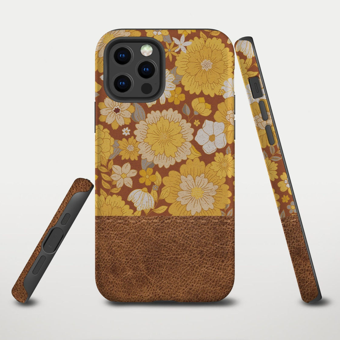 Vintage Floral Phone Case iPhone 12 Case iPhone 13 Pro Max Case iPhone 15 Case X