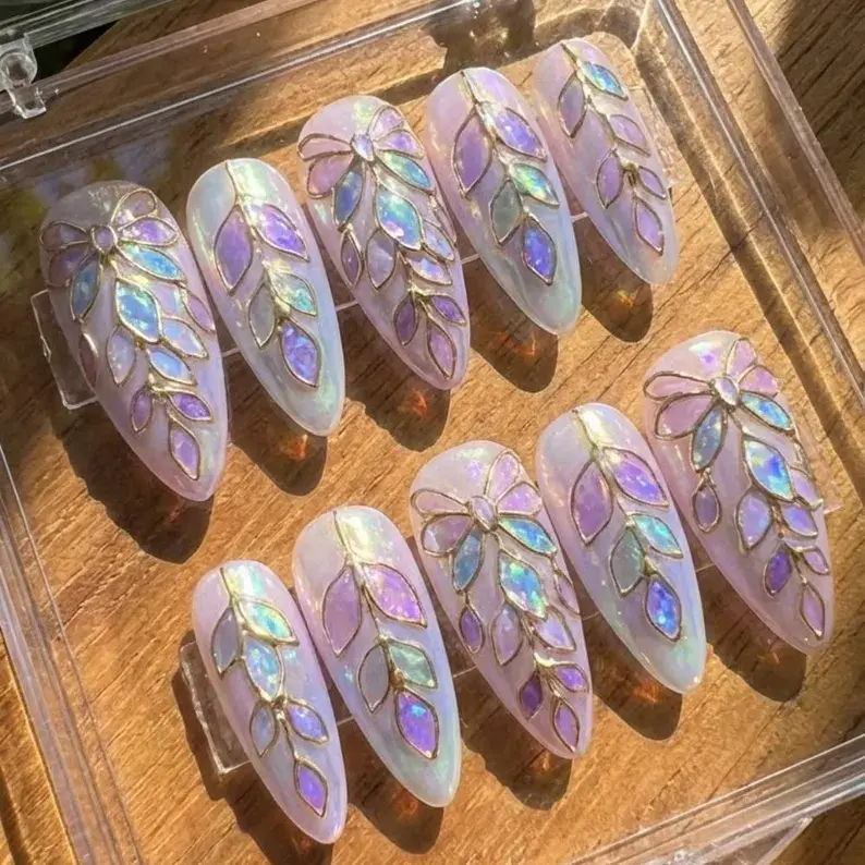 press on nails, custom press on nails, fake nails, Nails Art
