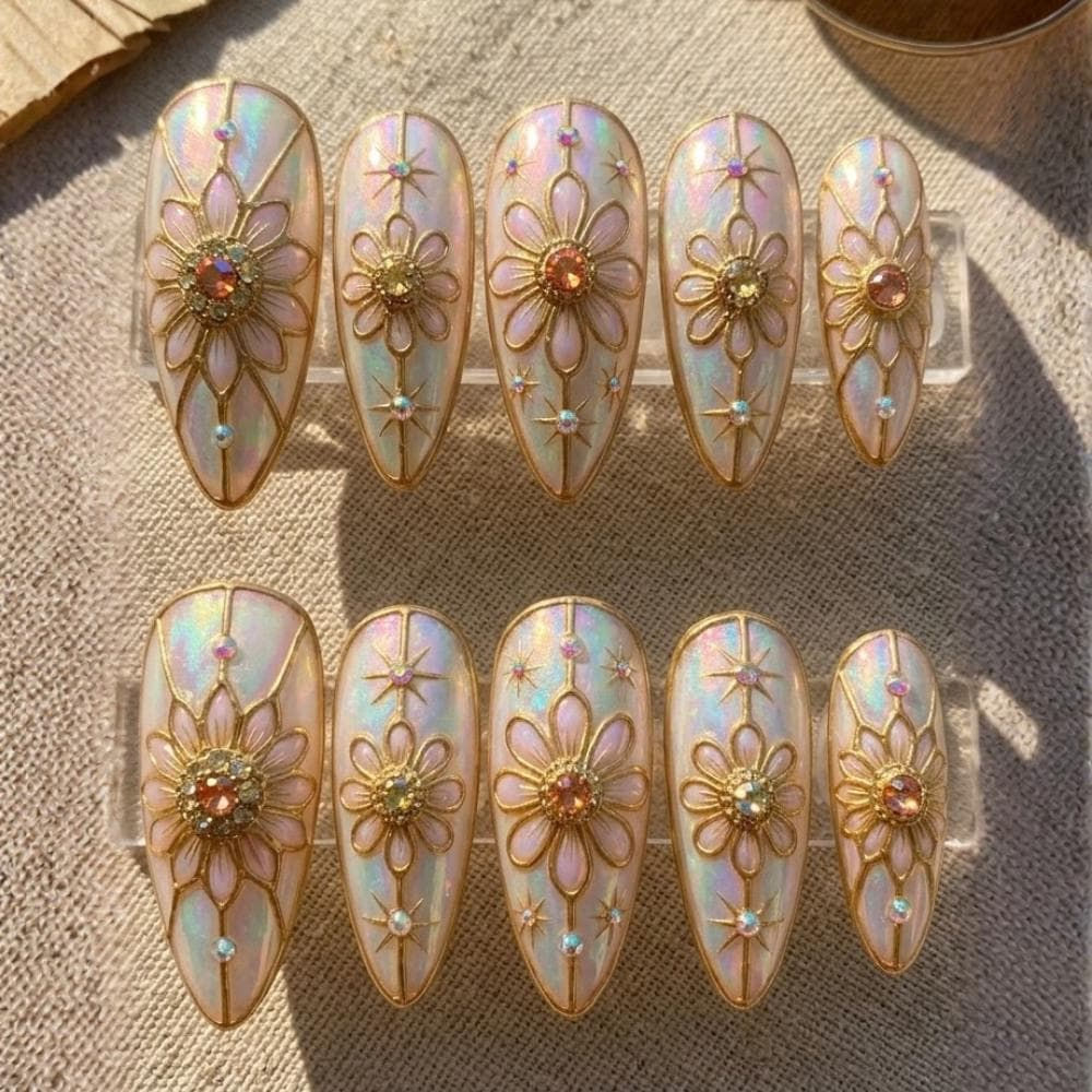 press on nails, custom press on nails, fake nails, Nails Art