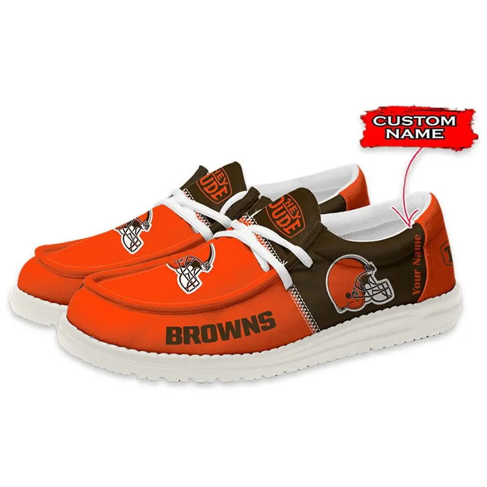 Thumbnail: Cleveland Browns Loafer Shoes Shoes