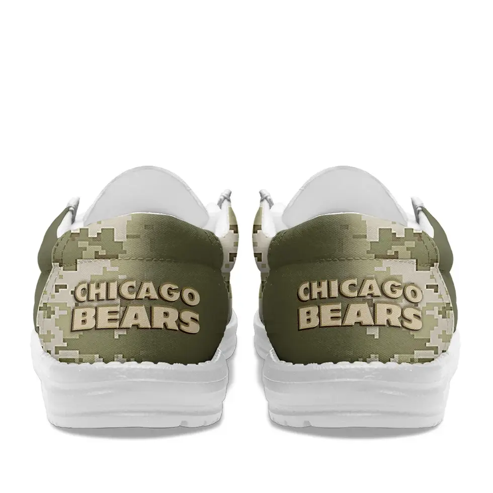 Thumbnail: Chicago Bears Premium NFL Salute to Service Loafer Shoes
