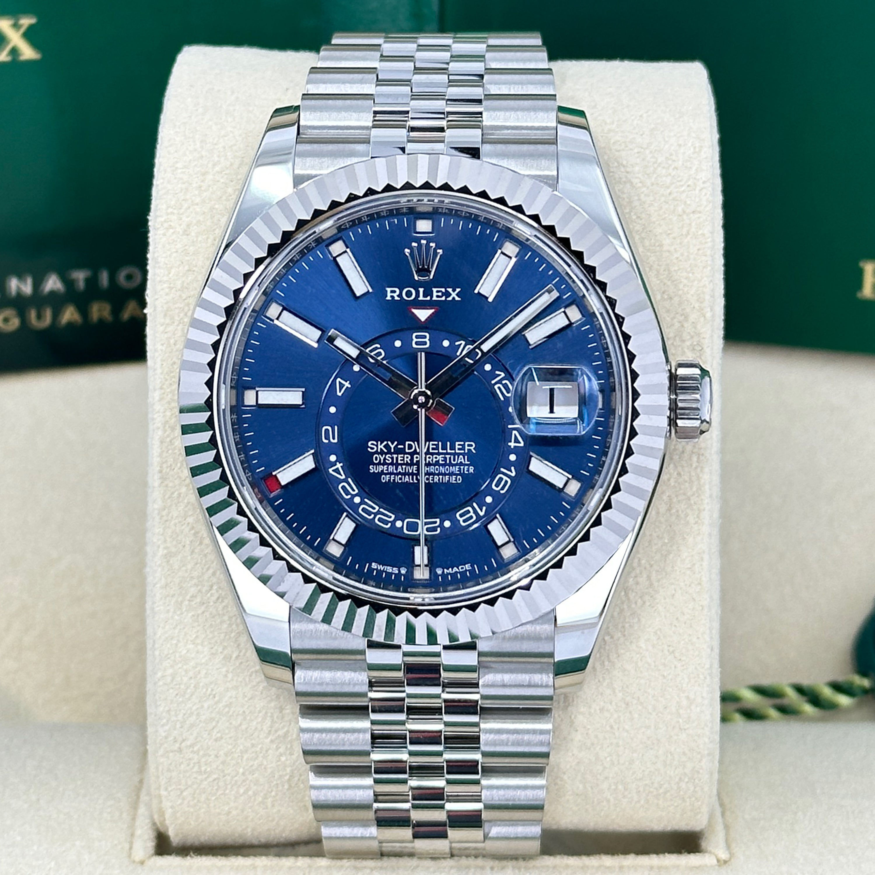 Rolex Sky-Dweller, 42mm, Oystersteel & White Gold, Blue Ref# 336934-0006