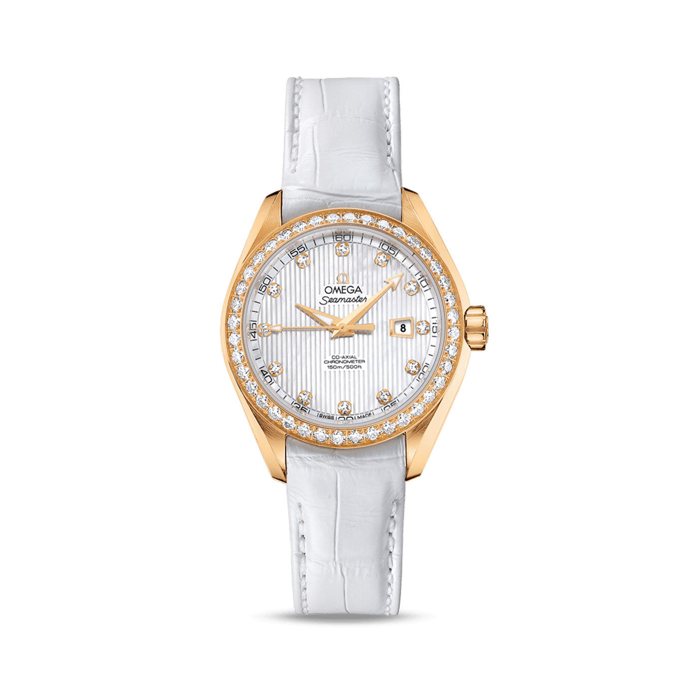 Omega Seamaster Aqua Terra 150M, 34mm White Dial Ref# 231.58.34.20.55.001