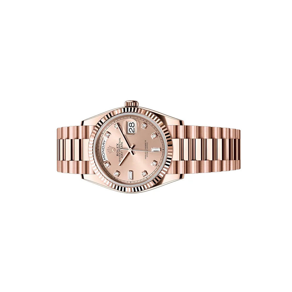 Thumbnail: Rolex Day-Date Pink Dial Women's Watch