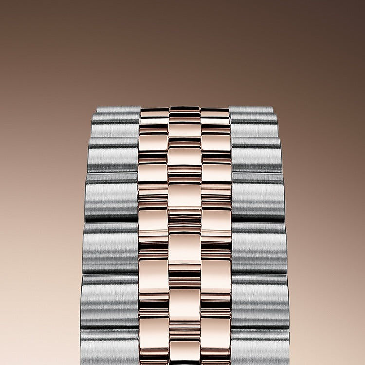 Thumbnail: Rolex Lady-Datejust 28, Oystersteel and 18k Everose Gold Ref# 279161-0027