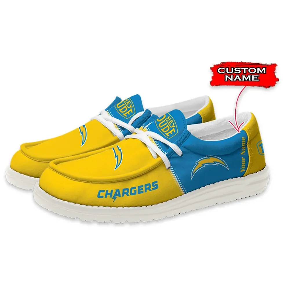 Thumbnail: Los Angeles Chargers Loafer Shoes Shoes