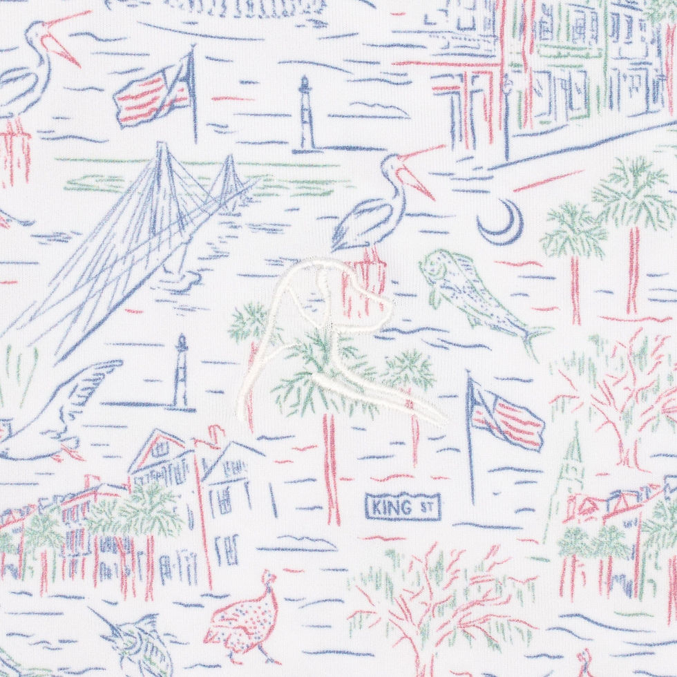 Thumbnail: Rhoback The Charleston Short Sleeve Performance Polo - White/Potomac Blue