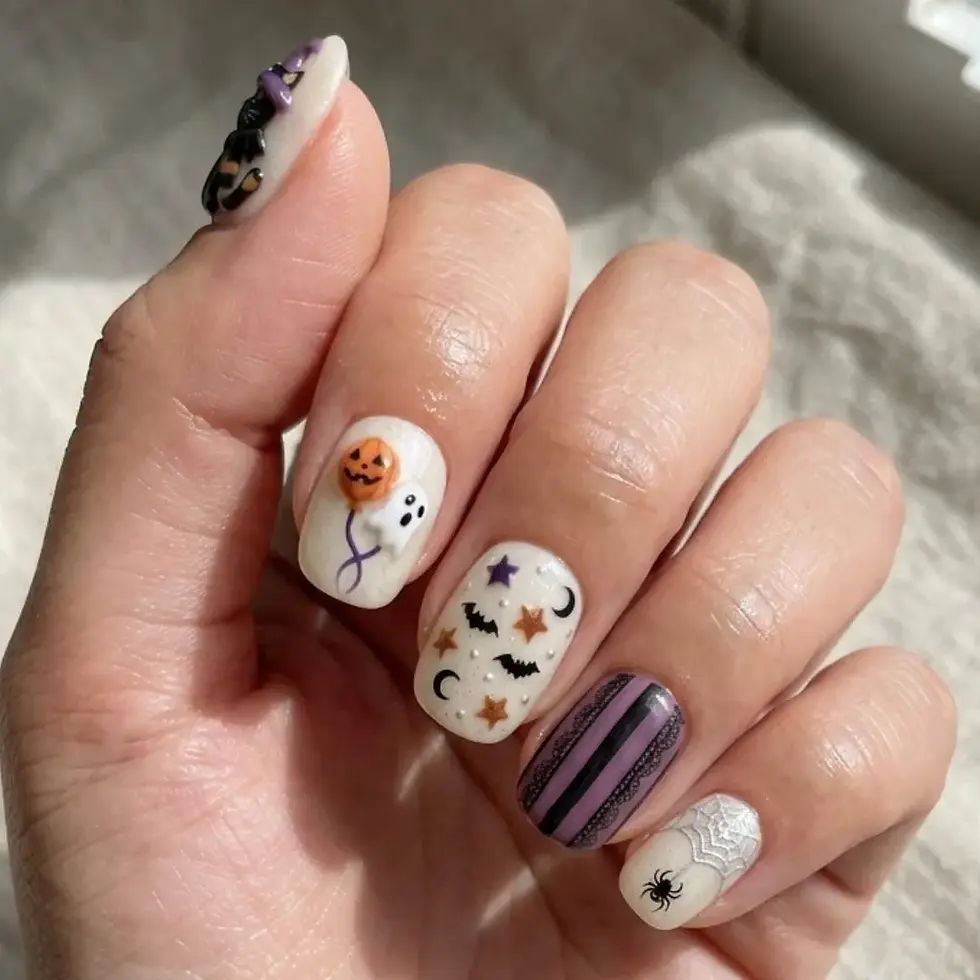 Thumbnail: press on nails, custom press on nails, fake nails, Nails Art