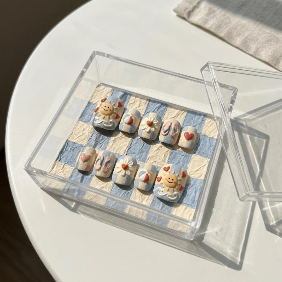 Thumbnail: press on nails, custom nails, fake nails, Nails Art, custom nail, Gift for her