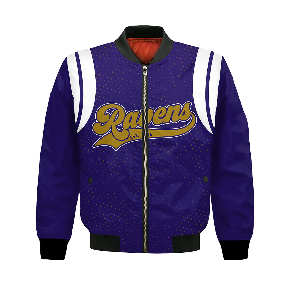 Thumbnail: Baltimore Ravens National Football League 2024 Make Your Mark Bomber Jacket