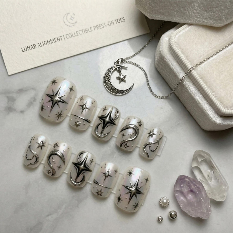 Thumbnail: press on nails, custom nails, fake nails, Nails Art, custom nail, Gift for her