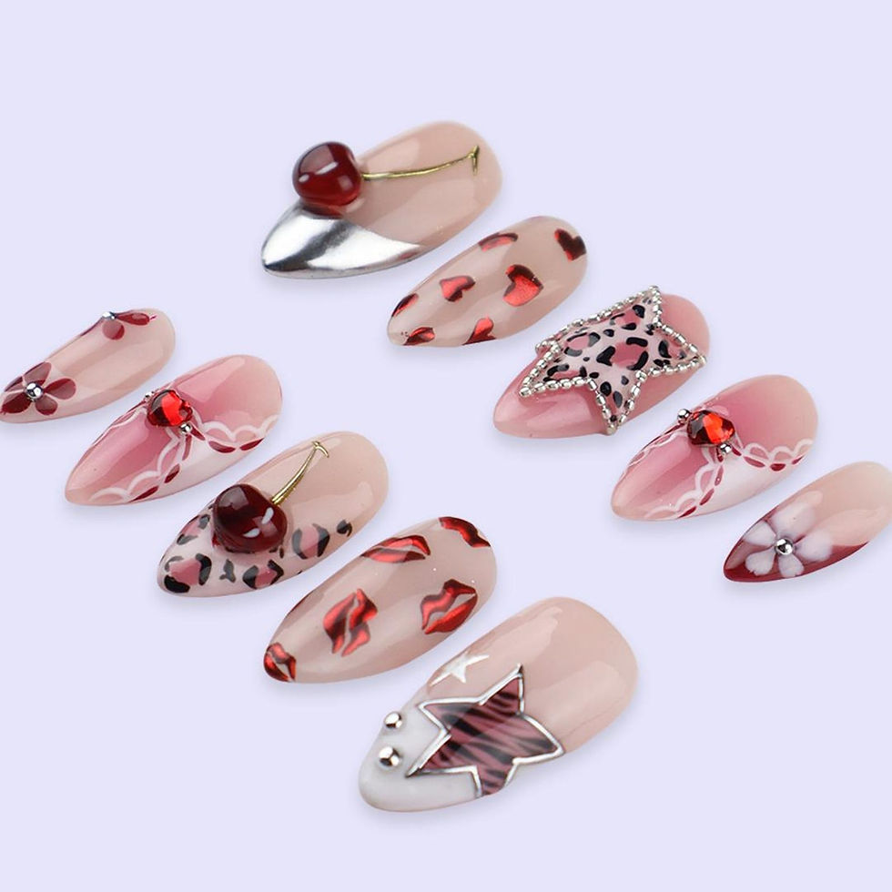 Thumbnail: press on nails, custom nails, fake nails, Nails Art, custom nail