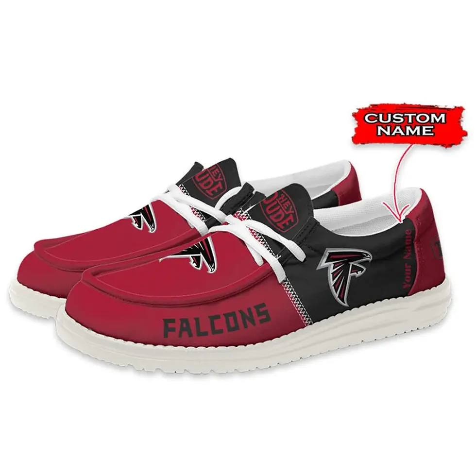 Thumbnail: Atlanta Falcons Loafer Shoes Shoes