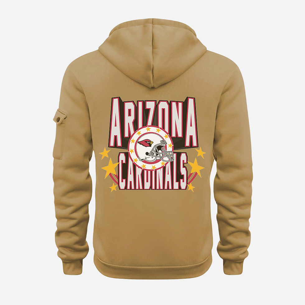 Thumbnail: Arizona Cardinals Gold Quarter Zip Hoodie