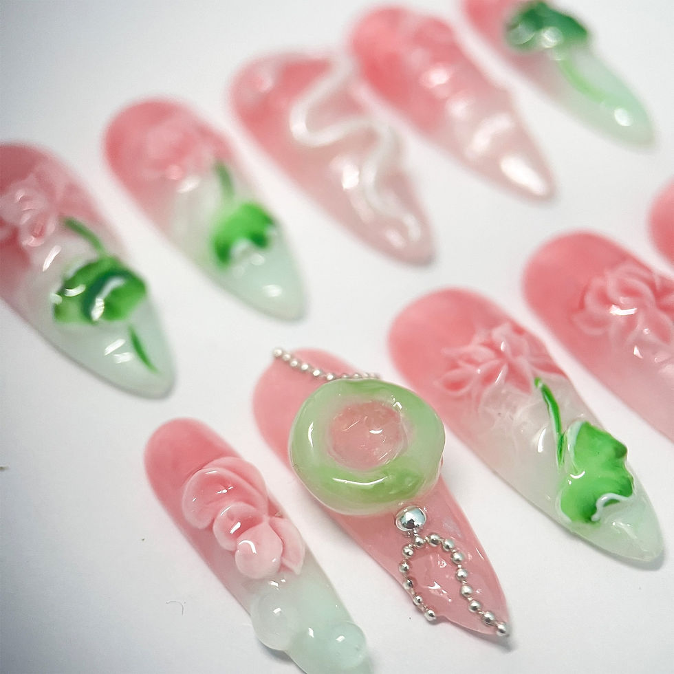 Thumbnail: press on nails, custom nails, fake nails, Nails Art