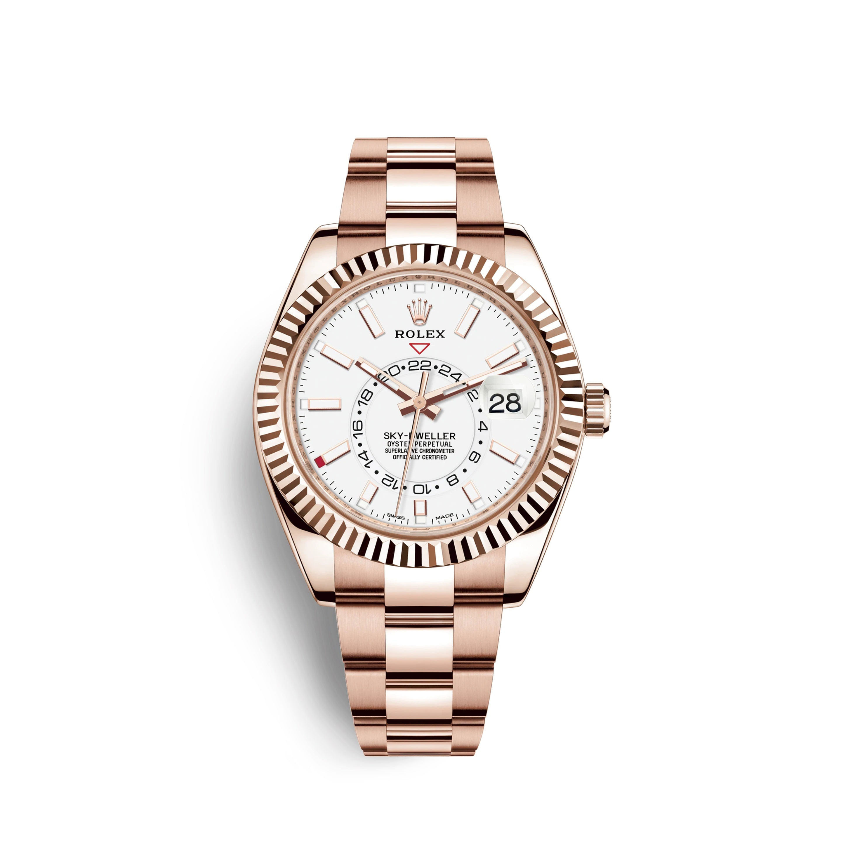 Rolex Sky-Dweller 42mm, 18k Everose Gold Ref# 326935-0005
