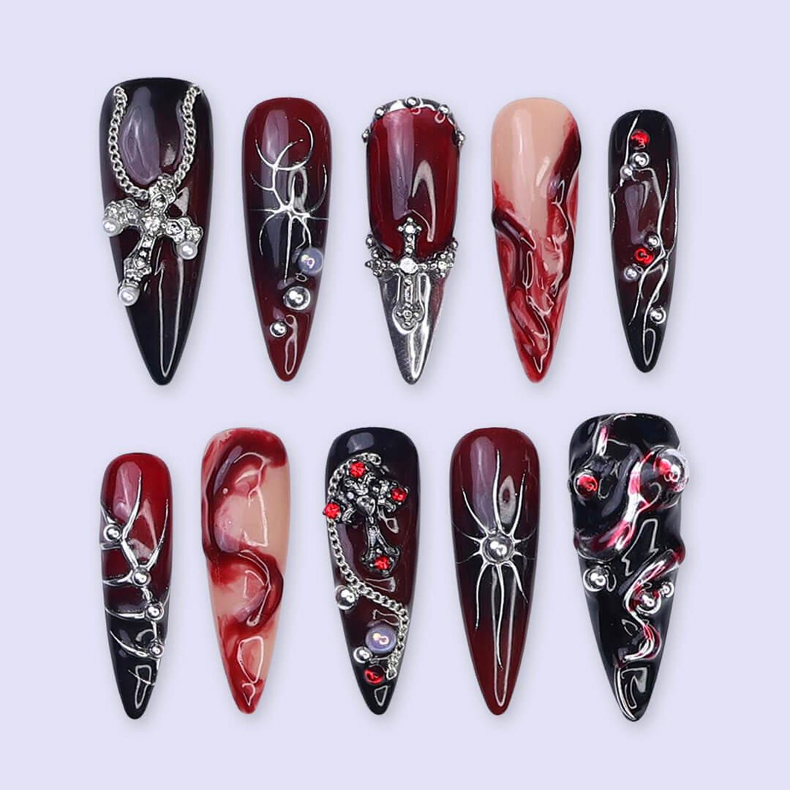 press on nails, custom nails, fake nails, Nails Art, custom nail