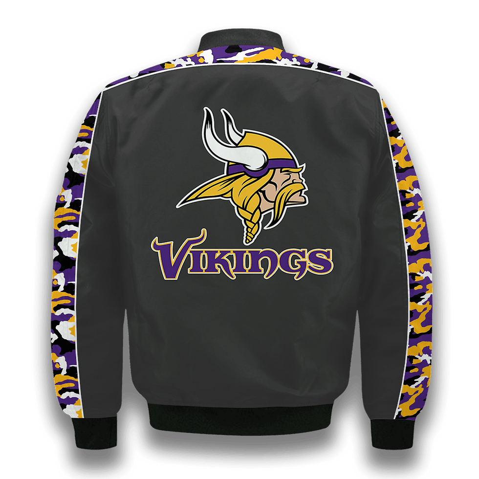 Thumbnail: Minnesota Vikings NFL 2023 Starter Thursday Night Gridiron Unisex Bomber Jacket