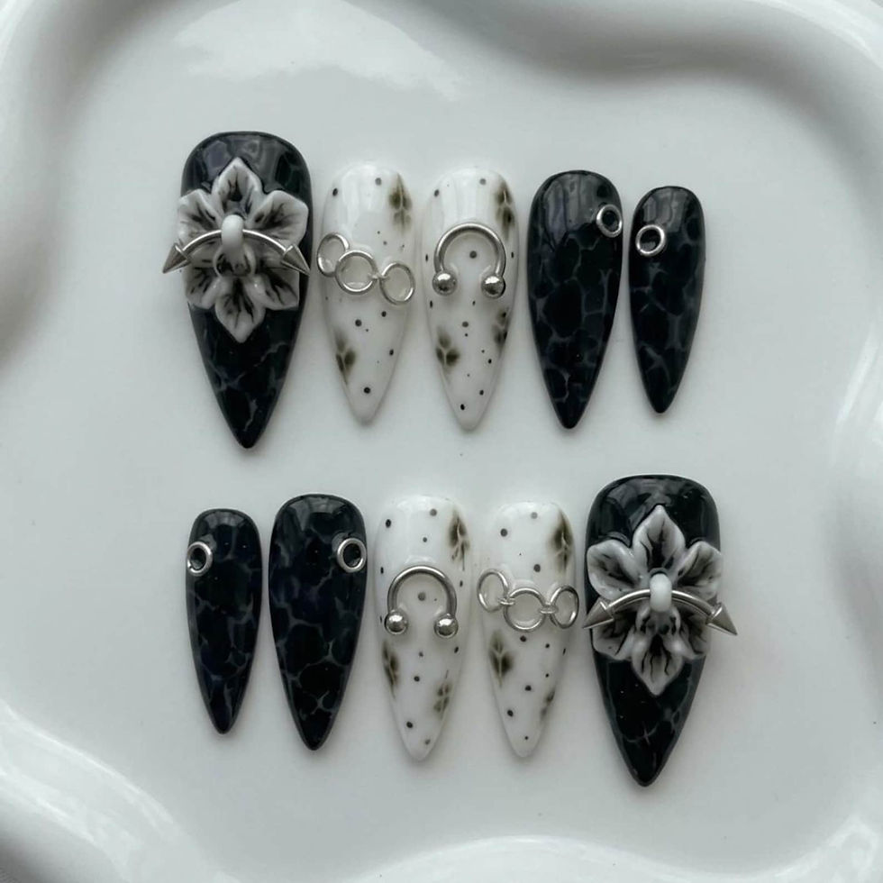 Thumbnail: press on nails, custom nails, fake nails, Nails Art, custom nail, Gift for her