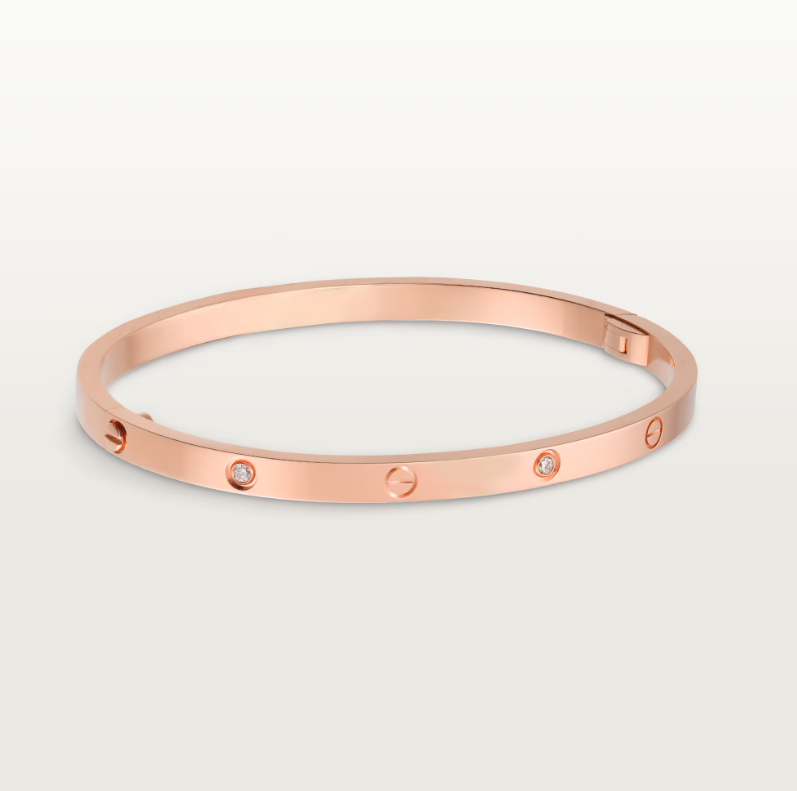 Thumbnail: Small 4 Diamonds Love Bracelet