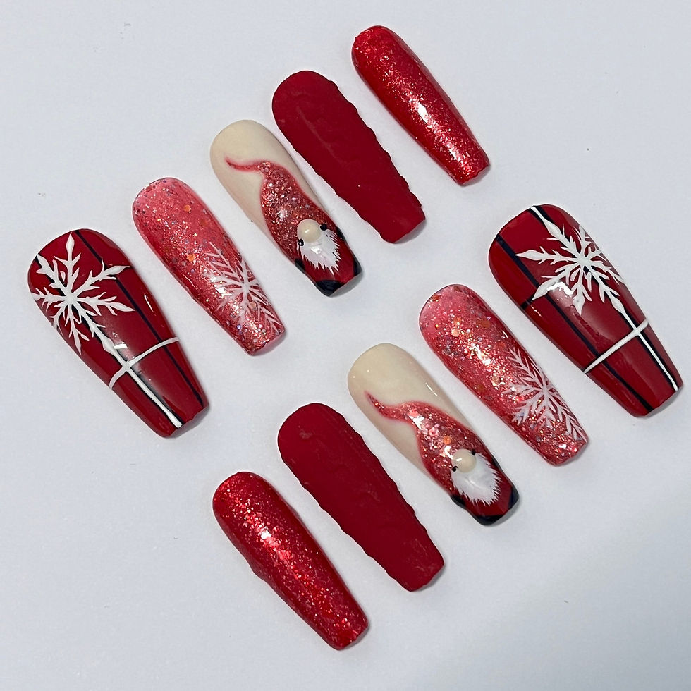 Thumbnail: press on nails, custom press on nails, fake nails, Nails Art
