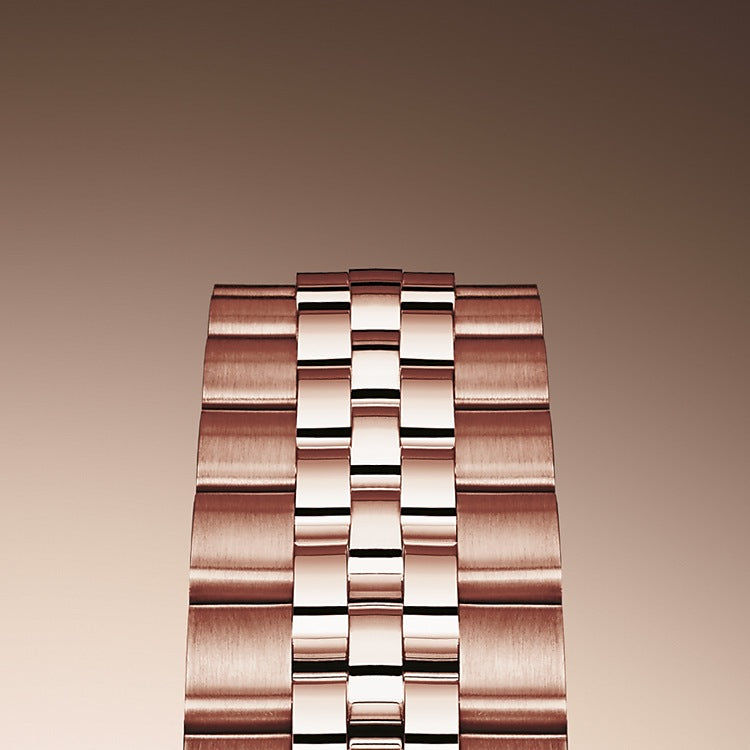 Thumbnail: Rolex Lady-Datejust 28, 18kt Everose Gold and diamonds Ref# 279135RBR-0015
