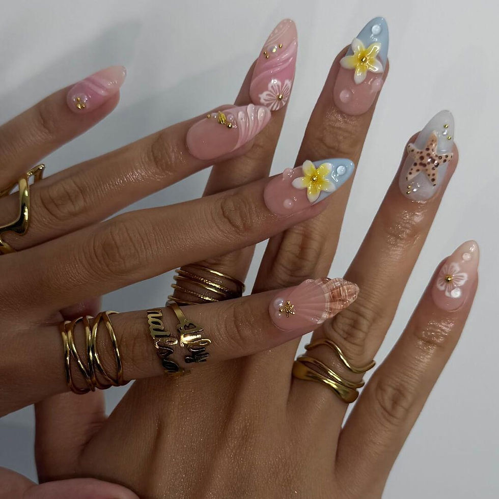 Thumbnail: press on nails, custom press on nails, fake nails, Nails Art