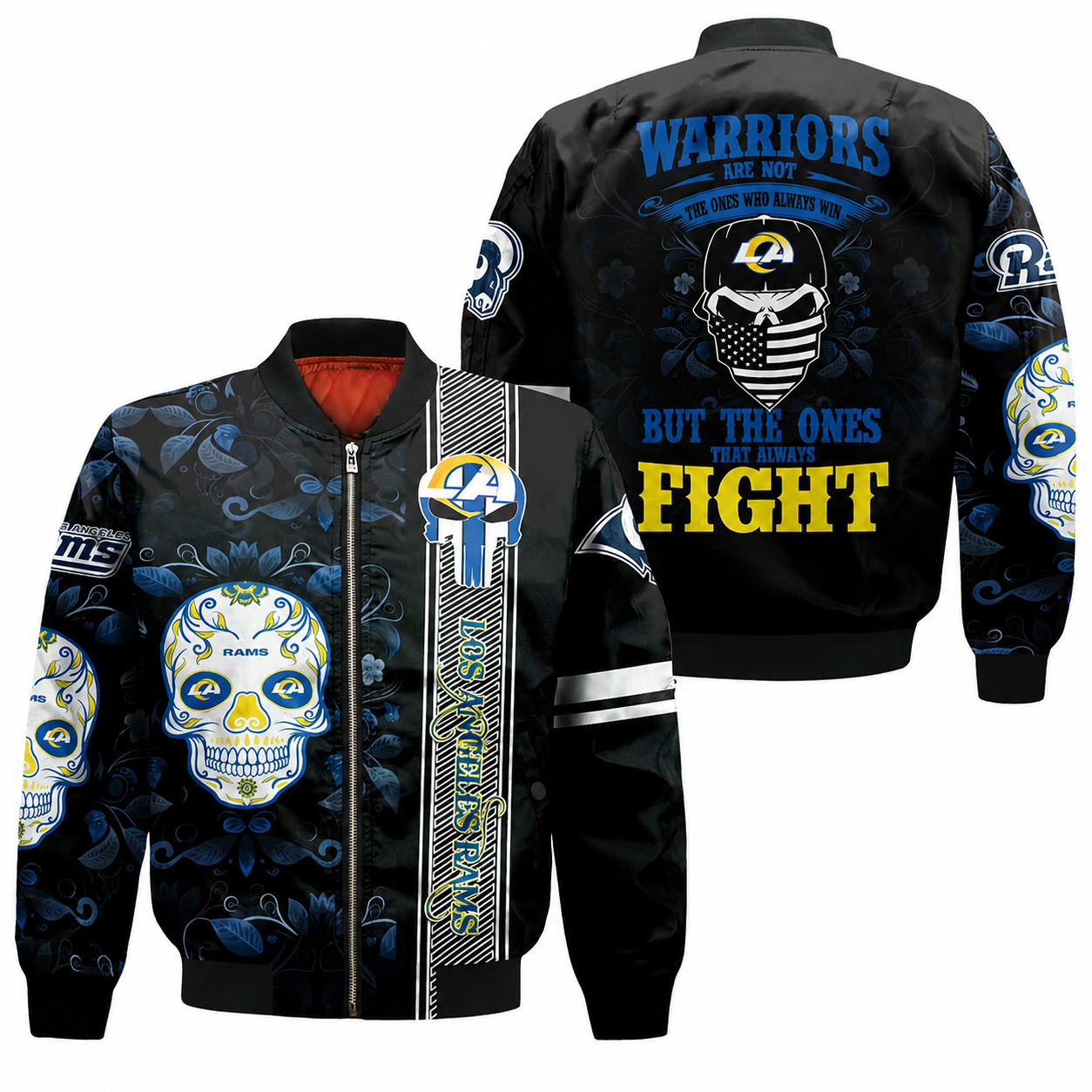 Los Angeles Rams National Football League AOP Bomber Jacket STM