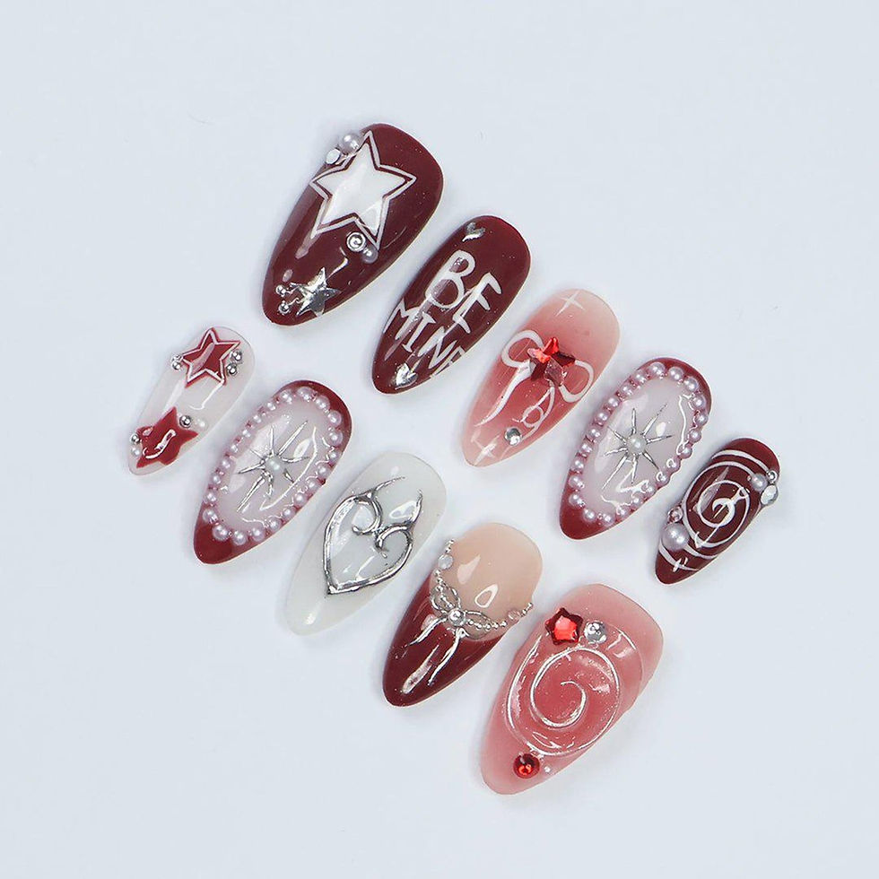 Thumbnail: press on nails, custom nails, fake nails, Nails Art, custom nail, Gift for her
