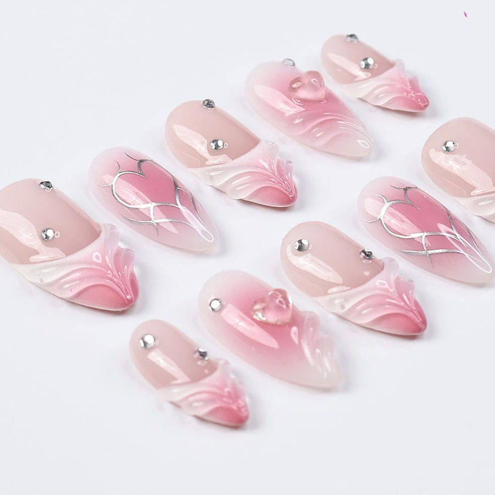 Thumbnail: press on nails, custom nails, fake nails, Nails Art, custom nail, Gift for her