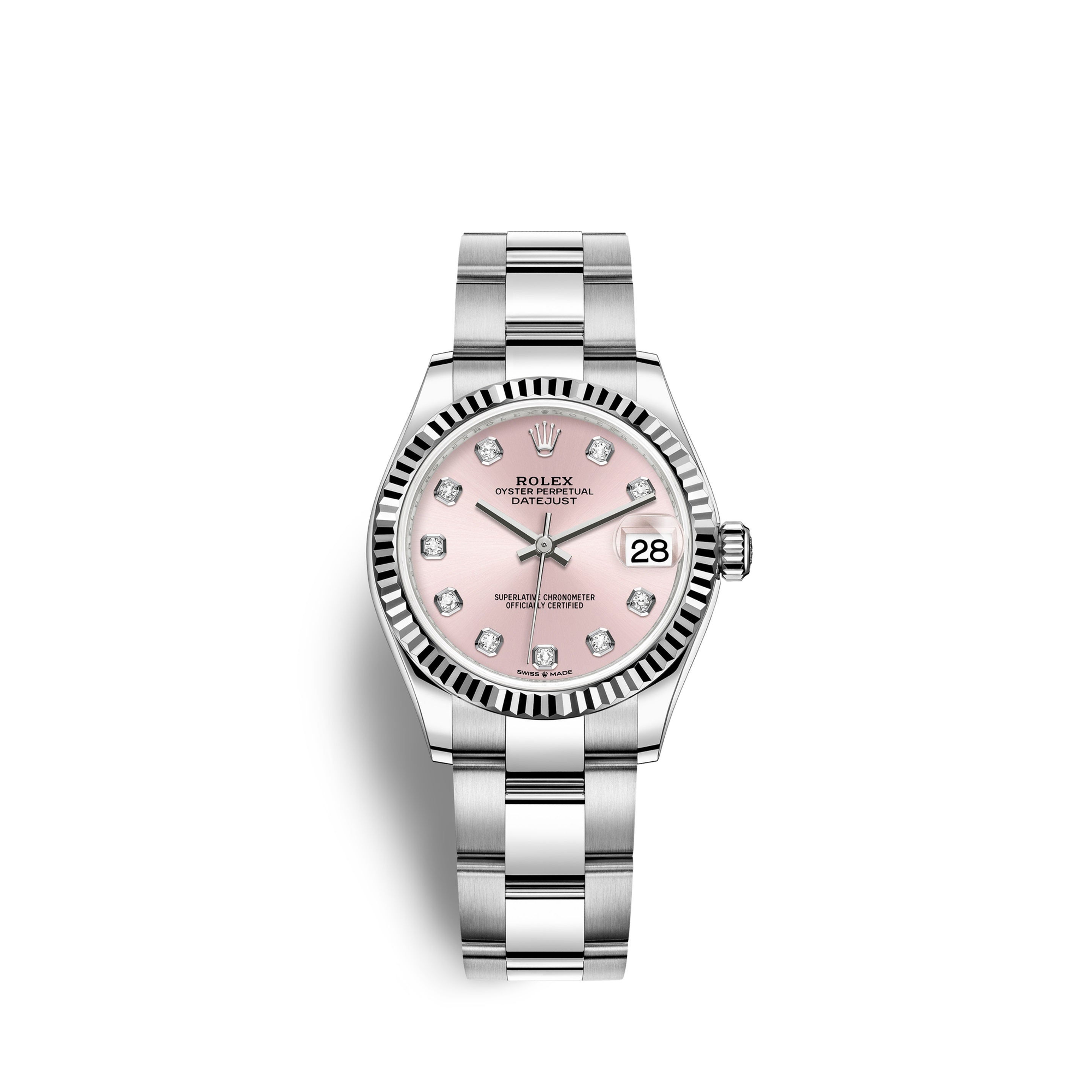 Rolex Datejust 31, Oystersteel and 18k White Gold Ref# 278274-0031