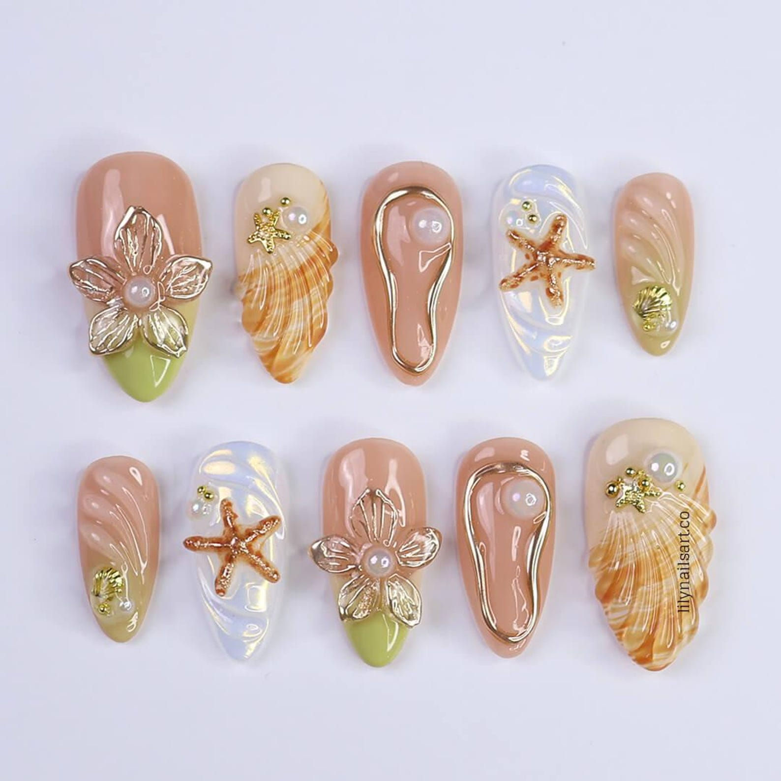 press on nails, custom press on nails, fake nails, Nails Art