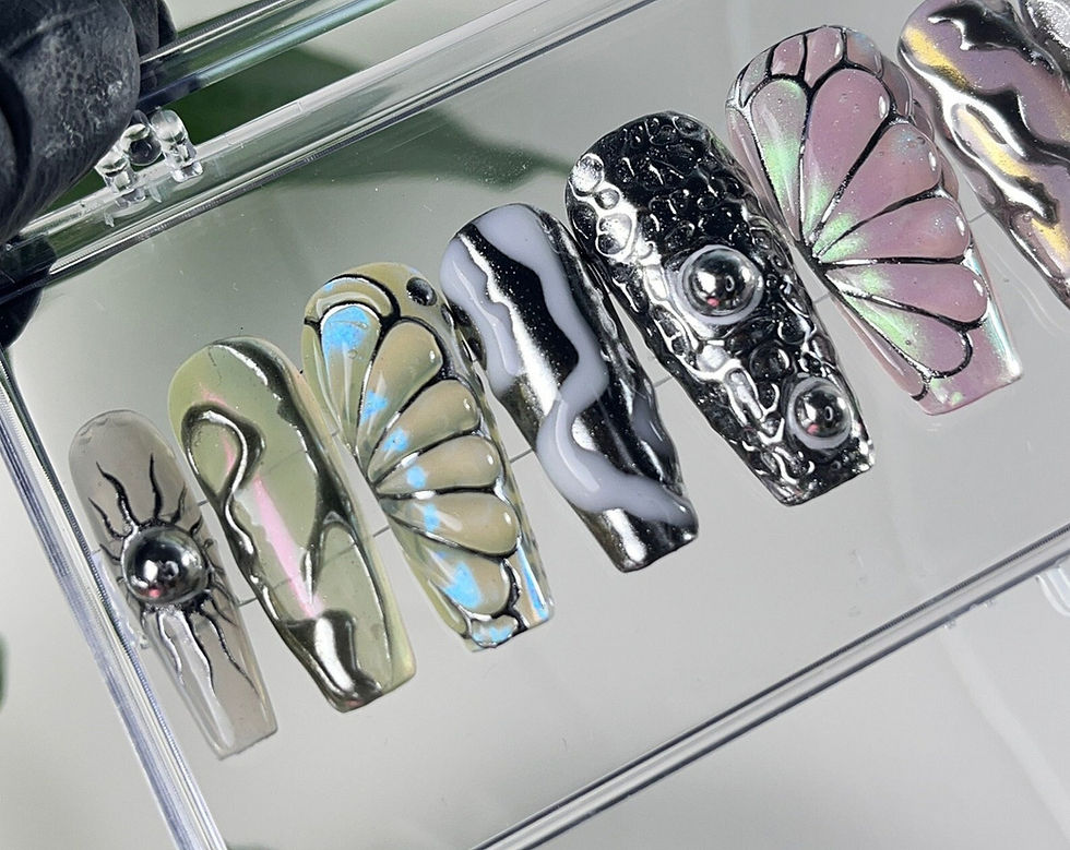 Thumbnail: press on nails, custom nails, fake nails, Nails Art, custom nail