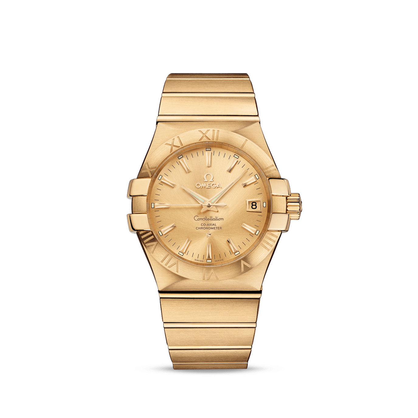 Omega Constellation, 35mm Yellow Dial Ref# 123.50.35.20.08.001