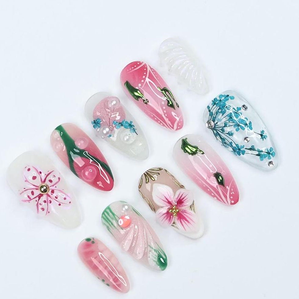 Thumbnail: press on nails, custom nails, fake nails, Nails Art, custom nail, Gift for her