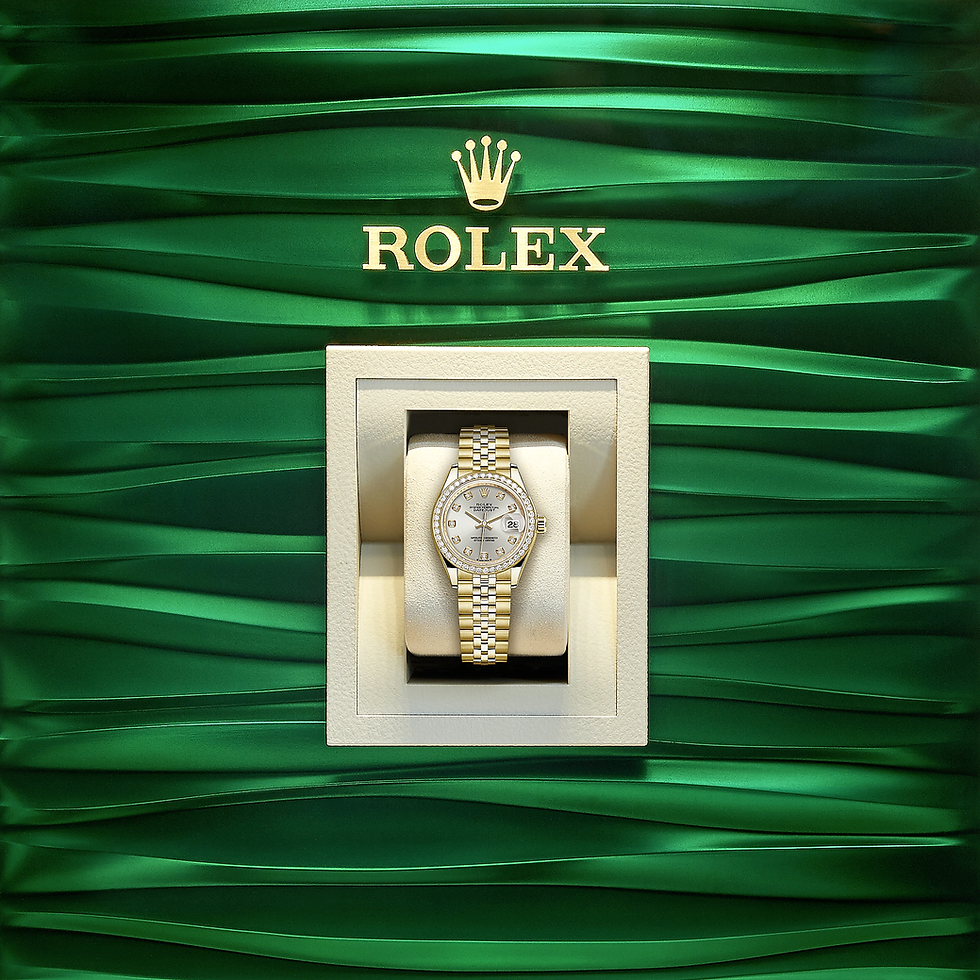 Thumbnail: Rolex Lady-Datejust 28, 18kt Yellow Gold and diamonds Ref# 279138RBR-0020