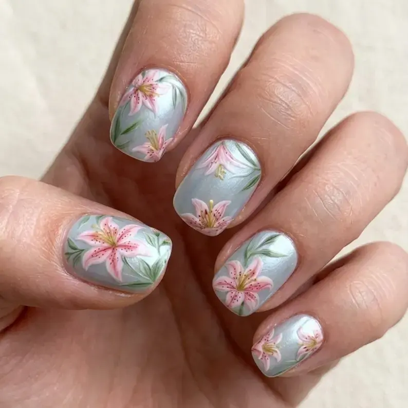 press on nails, custom press on nails, fake nails, Nails Art