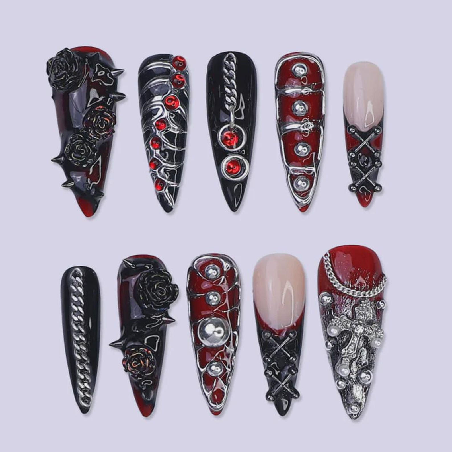 press on nails, custom nails, fake nails, Nails Art, custom nail
