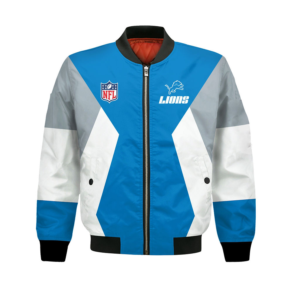 Thumbnail: Detroit Lions National Football League 2024 Unique Design Bomber Jacket