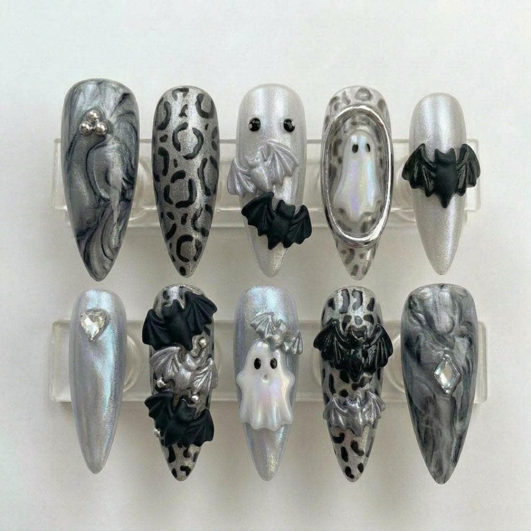 press on nails, custom press on nails, fake nails, Nails Art