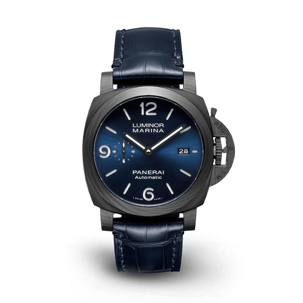 Thumbnail: Panerai Luminor Marina Carbotech™ Blu Notte, 44mm Blue Dial Ref# PAM01664