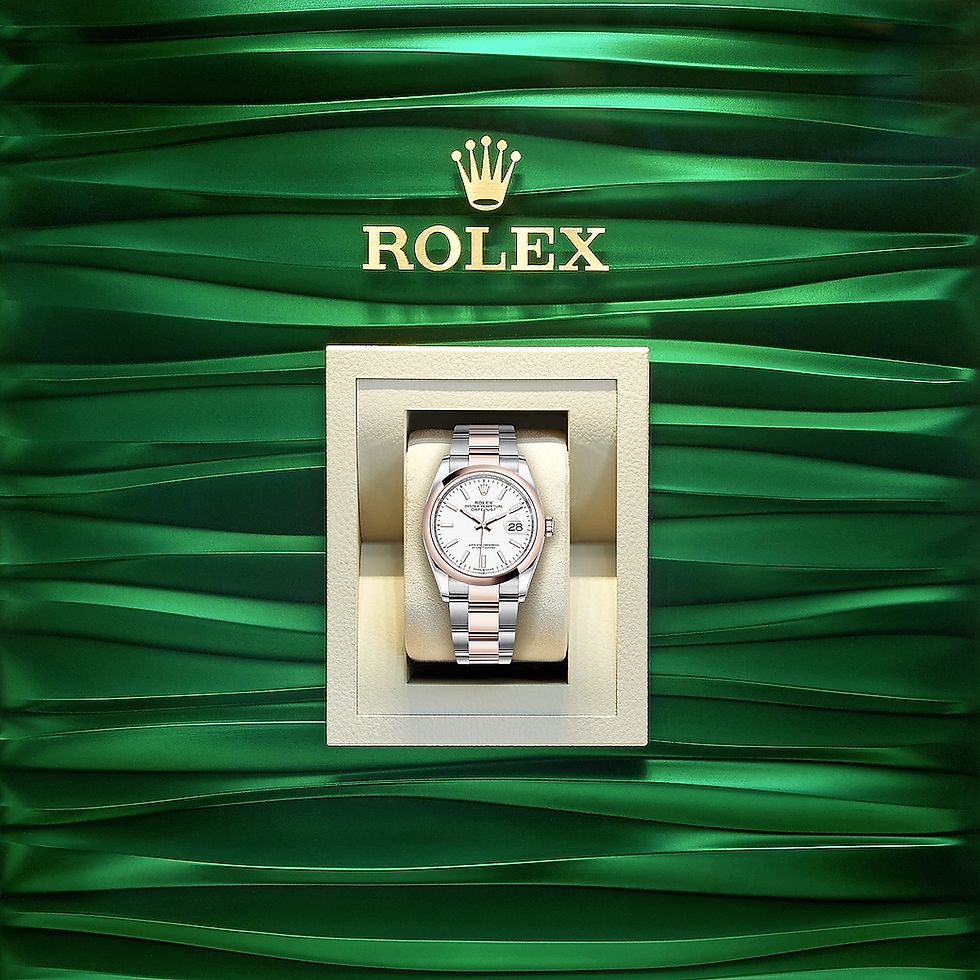 Thumbnail: Rolex Datejust 36, 18k Everose Gold and Stainless Steel, 36mm Ref# 126201-0018