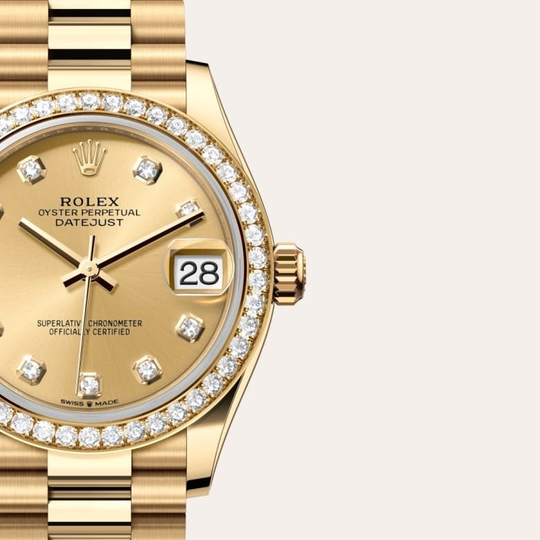 Thumbnail: Rolex Datejust 31, Yellow Gold & Diamonds, Champagne Ref# 278288RBR-0005
