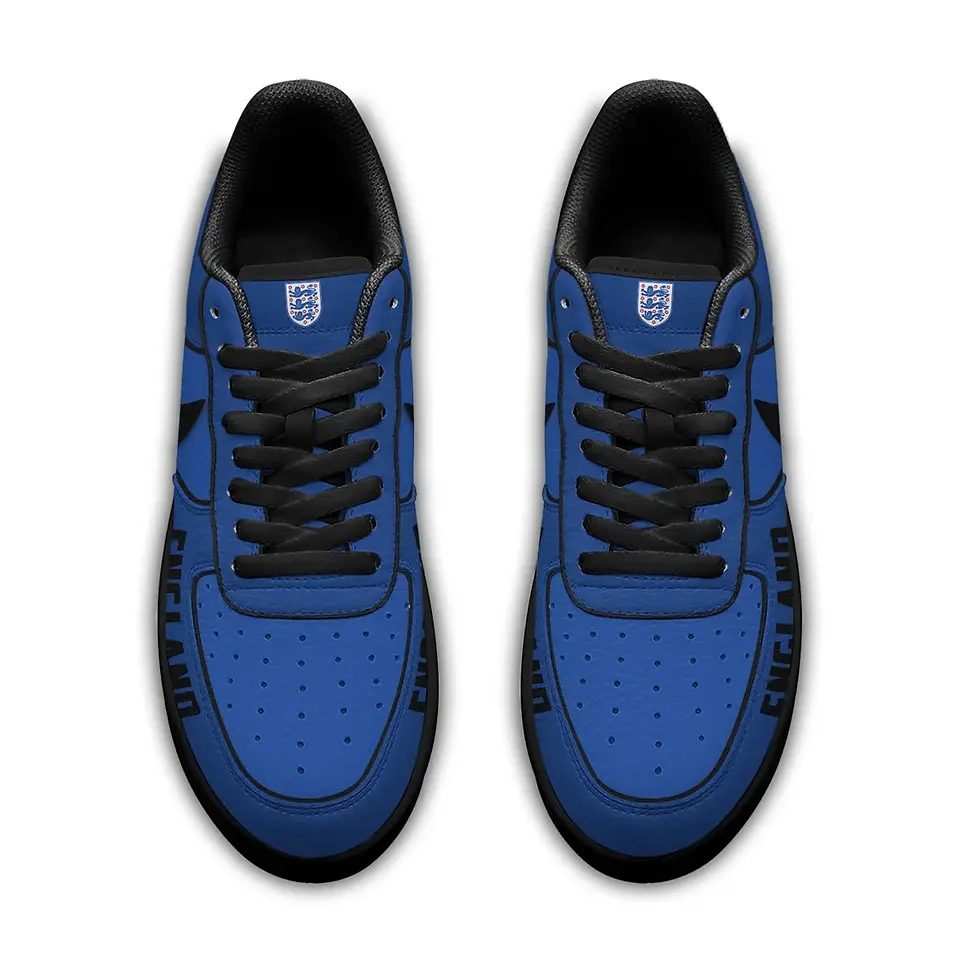 Thumbnail: England Premium WC26 Soccer Fan Custom Air Force 1 - Air Jordan 1 Shoes Sneaker
