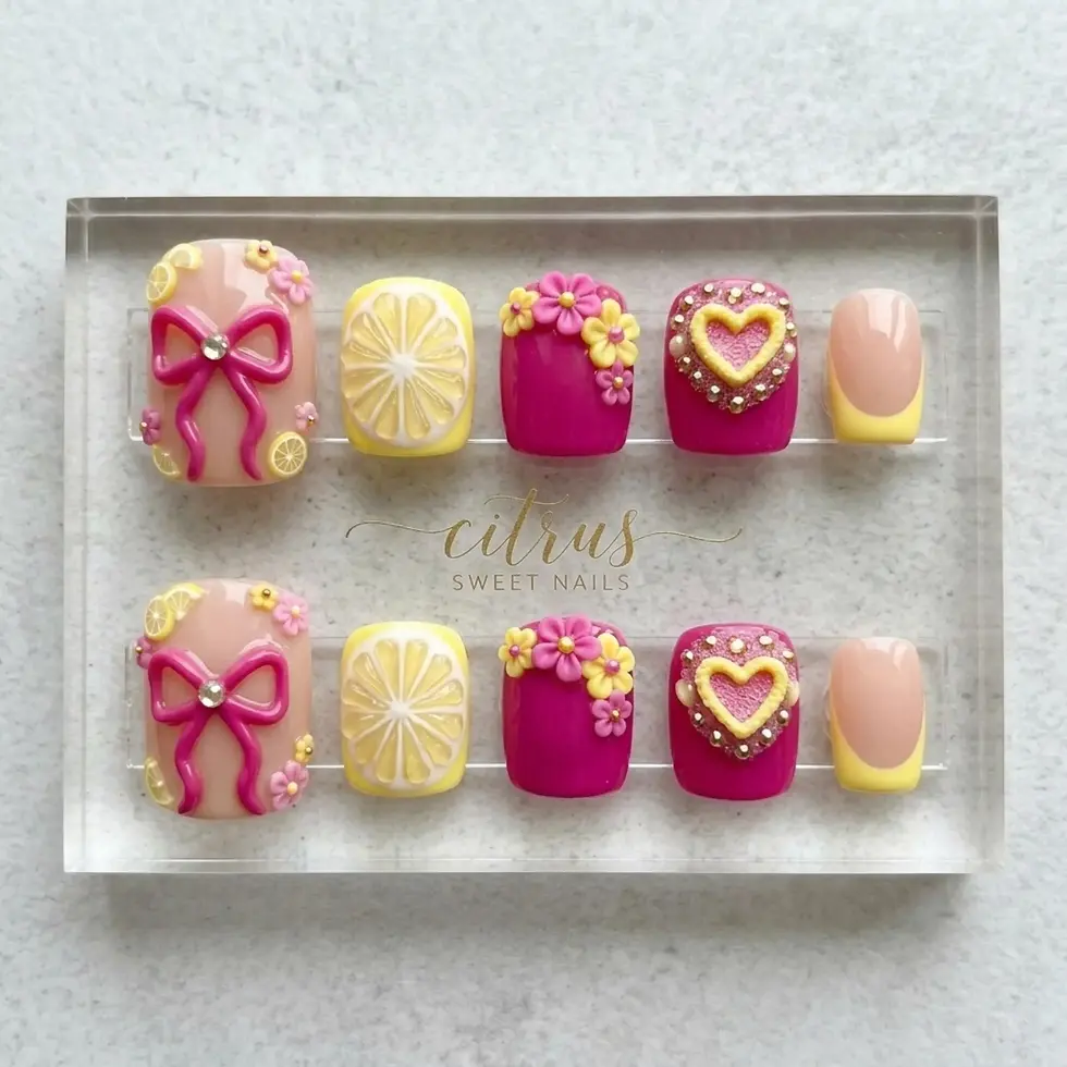press on nails, custom press on nails, fake nails, Nails Art