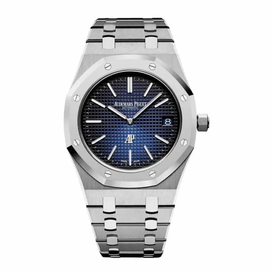 Audemars Piguet Royal Oak 15202IP.OO.1240IP.01 41mm Blue Dial Watch